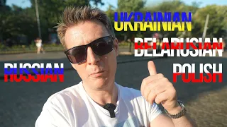 How important & different are Russian, Polish, Ukrainian & Belarusian languages to a Western guy?