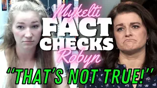 Sister Wives - Mykelti Fact Checks Robyn | "That Is Not True!" | Season 18