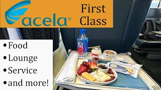 Amtrak Acela First Class - Delicious Food!