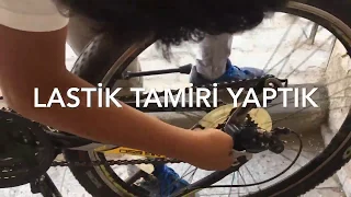 Bisiklet lastik tamiri kolay yoldan soğuk yama iç lastik tamir seti