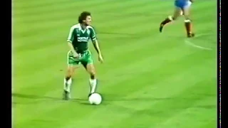 1986-87 Copa de la UEFA.- SV Werder Bremen Vs. Atlético Madrid
