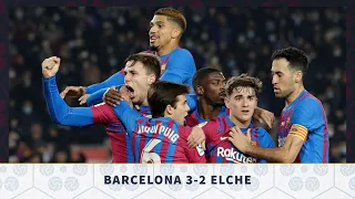 Barcelona 3-2 Elche, La Liga 2021/22 - MATCH REVIEW