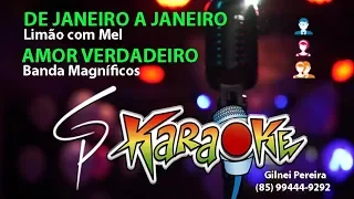 Karaokê Limão com Mel e Magníficos - De Janeiro a Janeiro / Amor Verdadeiro