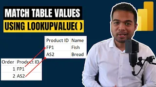 How to use LOOKUPVALUE to match data between two tables // Beginners Guide to Power BI in 2021