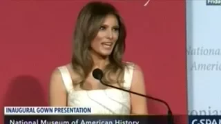 First Lady Melania Trump Donates Inaugural Gown To Smithsonian Museum