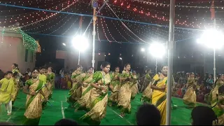 Amma Bhavani song dance// బెంగళూరులో కోలాటం డాన్స్ చాలా బాగా చేశారు beautiful performance👌