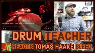 Drum Teacher Reacts to Tomas Haake - Meshuggah - Bleed - Episode 94