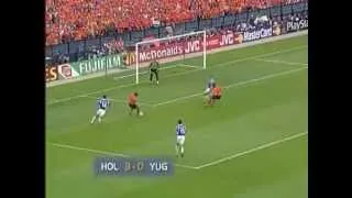 Kluivert Euro 2000 goal (Yugoslavia)