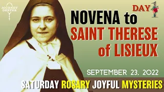 Novena to St. Therese of Lisieux Day 1 Saturday Rosary ᐧ Joyful Mysteries of Rosary 💙 September 23rd