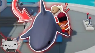 TRAPPING SHARKS In The TRAWLER! (Gang Beasts Funny Moments)