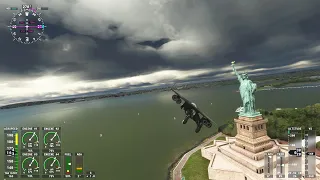 [MSFS 2020] Flying a jetpack in Manhattan, NYC