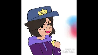 (TW flashing lights) Karina summons the cops (a little drawfee animatic)