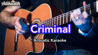 Criminal - Britney Spears (Acoustic Karaoke)