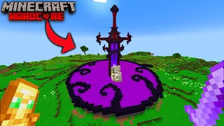 I Build BIGGEST NETHER PORTAL in Minecraft Hardcore (Hindi)