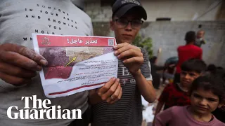 'We don't know where to go': Palestinians flee Rafah after Israeli evacuation order