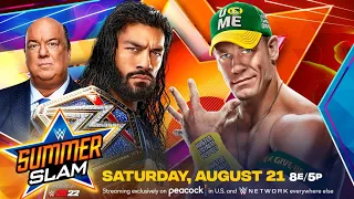 Roman Reigns VS John Cena - Universal Championship (WWE Summerslam 2021)