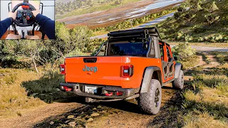 2020 Jeep Gladiator Rubicon Forza Horizon 5 Realistic OFF Road Logitech G29 Gameplay