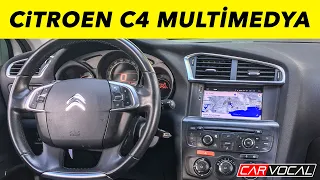 Citroen C4 Android Multimedya Sistemi Uygulama ve Tanıtım