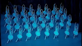 Simply fantastic. 32 ballerinas on stage. Bolshoi Theater - La Bayadère. Shadows.