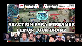 REACTION STREAMER TERIZLA LEMON LOCK BRANZ | RRQ VS EVOS MATCH 3