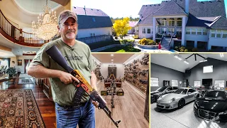 Tour The Collector's 14,000 sqft MEGA MANSION | Cars, Guns, Indoor Shooting Range 🤯