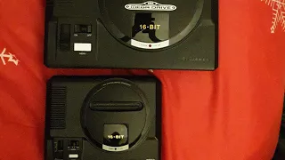 Sega Megadrive Mini vs Atgames Megadrive HD Flashback 2018 Comparison #sega #megadrive #atgames