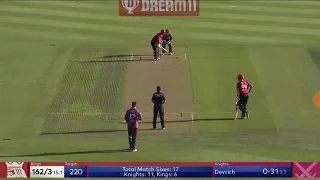 Leo Carter 6 Sixes In 6 Balls To Anton Devcich | Northern Knights Vs Canterbury T20 Highlights 2020