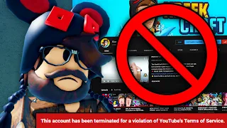 KreekCraft Gets His YouTube Channel BANNED..