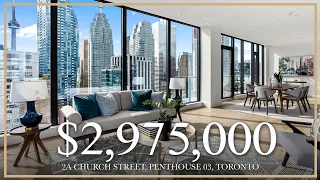 $2,975,000 - Spectacular south-west corner penthouse - 2A Church Street, Penthouse 03, Toronto