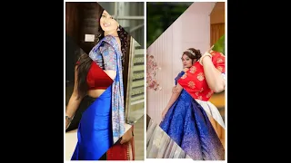 Roja serial priyanka nalkari in same colour dress but ib different model #editz#shorts