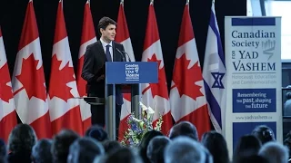 Prime Minister Trudeau delivers remarks at the 2017 National Holocaust Remembrance Day ceremony