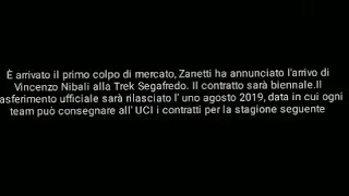 Vincenzo Nibali alla Trek Segafredo?!?!?!