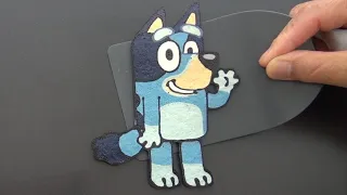 Bluey Pancake Art