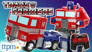 Transformers AutoBot Optimus Prime Converting RC from Jada Toys Review!