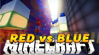 Minecraft RED vs BLUE PARKOUR "5 BLOCK JUMP!" w/KenWorth and PrestonPlayz