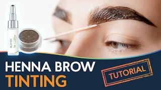 HENNA BROW TINTING TUTORIAL | Henna Refresh