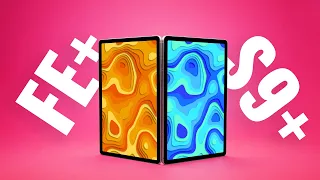 ACTUALLY CLOSE?! Galaxy Tab S9+ vs Tab S9 FE+