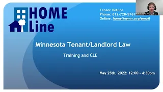 5/25/22 Minnesota Tenant/Landlord CLE Training (4 hours)