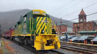 Lehigh Gorge Scenic Railway, Cab Ride on a Rainy Veterans Day. 11/11/2022