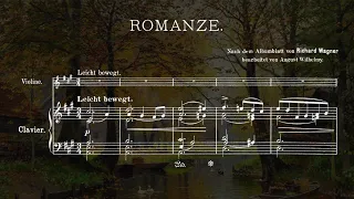 Romance from Albumblatt - Richard Wagner (Arr. Wilhelmj) | Sheet music