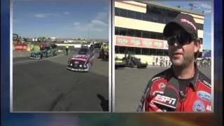 Courtney Force Takes Down Dad John Force TFFC Final Sonoma Nationals Sonoma Ca  2014