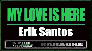 My Love Is Here - Erik Santos (KARAOKE)