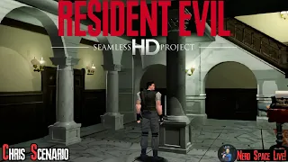 Resident Evil 1 Seamless HD Project (Chris Scenario) - Nerd Space Live Stream!