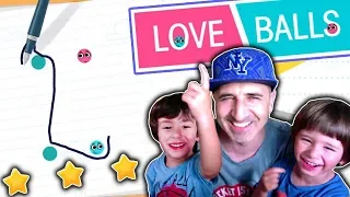 LOVE BALLS - NOS SOBRA TINTA PARA LAS 3 ESTRELLAS ⭐⭐⭐ juegos android y aplicaciones para niños