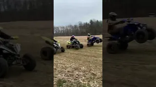 Stock RAPTOR 700s Vs Big 3 YFZ450r #savesportquads