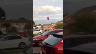 Balloon over our house