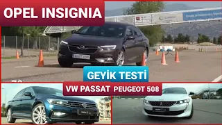 TAKLA TESTİ|OPEL INSIGNIA,VW PASSAT, PEUGEOT 508 GEYİK TESTİ