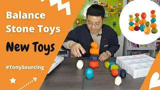 Sorting Stacking Rocks Balancing Stones Review | Educational Preschool Learning Montessori Toys