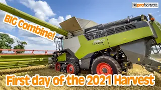 First Day of Barley Harvest 2021 CLAAS 8800 Lexion #harvest2021