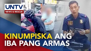 Iba pang armas ng driver na nagkasa ng baril sa nakaalitang siklista, kinumpiska ng PNP FEO